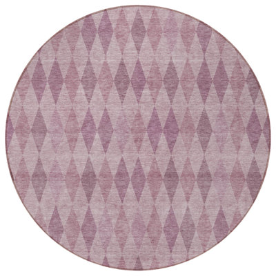 Tapis d'intérieur rond antidérapant 8 pi