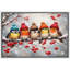 «Winter Birds», art de scène enneigée, impression sur toile-126032333-126032334
