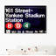 Yankee Stadium - reproduction d'art textuel sur toile-20689311-48004383