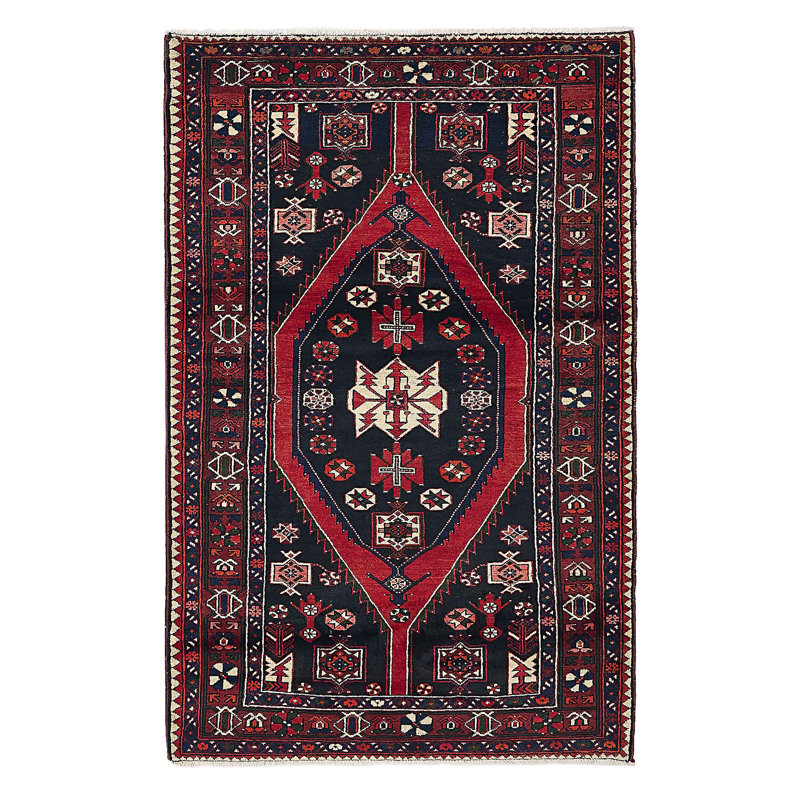 Tapis noir Anadol 4 pi 6 po x 7 pi 0 po