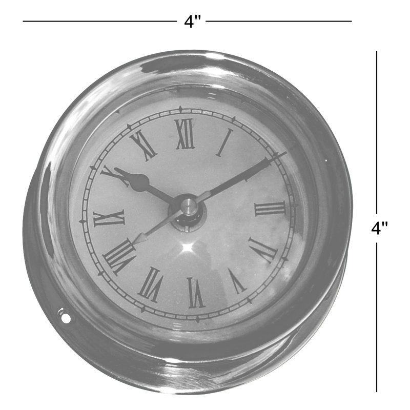 Mariner Metal Wall Clock