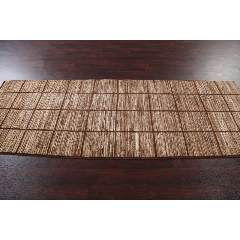 Tapis à carreaux Gabbeh 3 x 9