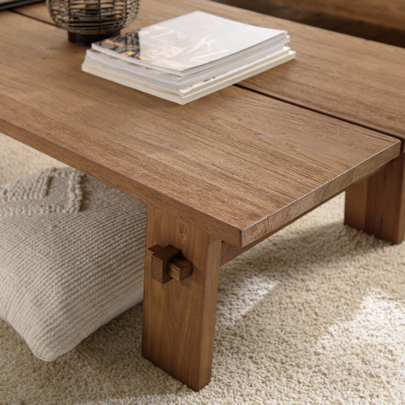 Charissma Solid Wood Four Leg Coffee Table