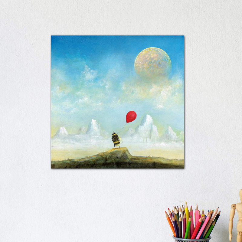 " Moonrise " by Neil Thompson, Wrapped Canvas, No Mat, 18" H x 18" W x 1.5" D
