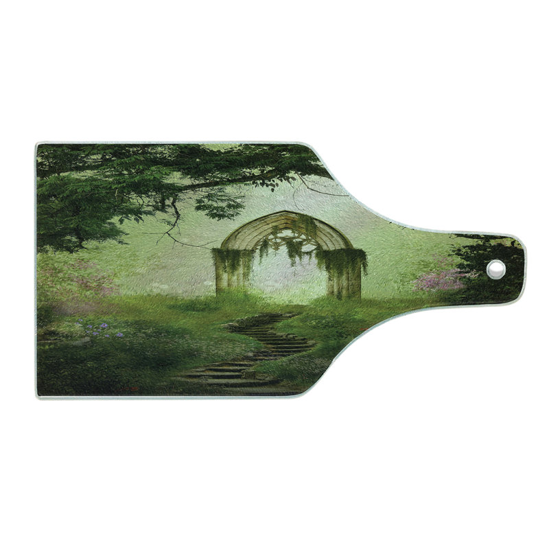 Porte fantaisie en verre trempé Ambesonne