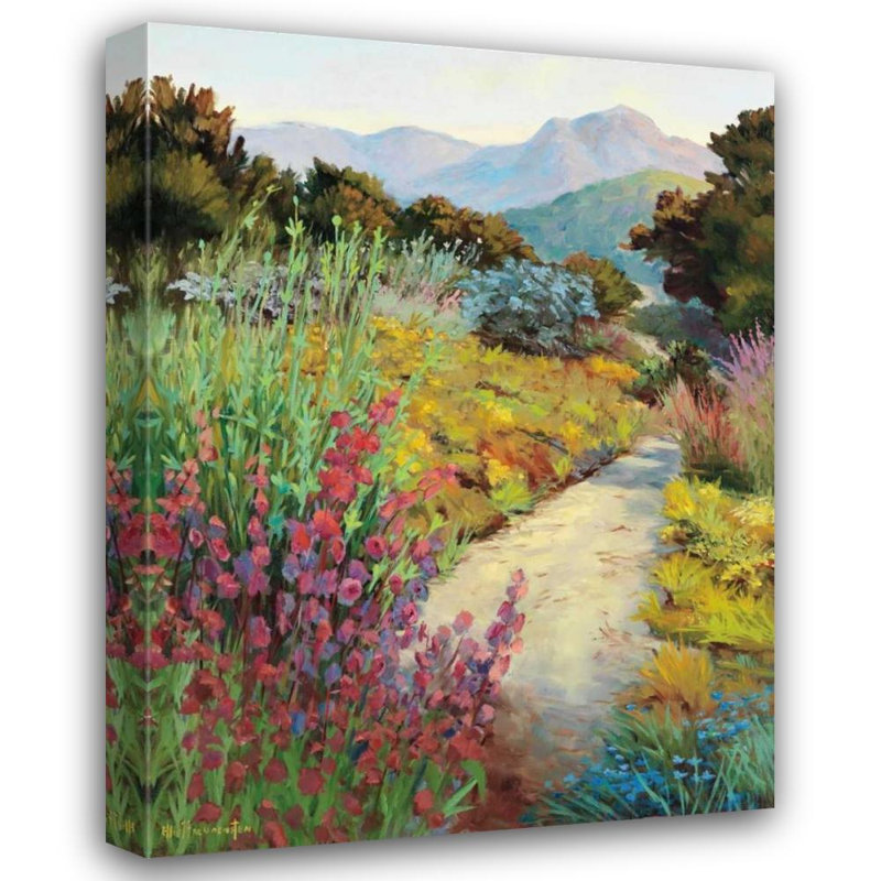 Art Astoria Grand Freudenstein, galerie tendue sur toile Ellie, Garden Path F327D, H 24 po x l 19 po