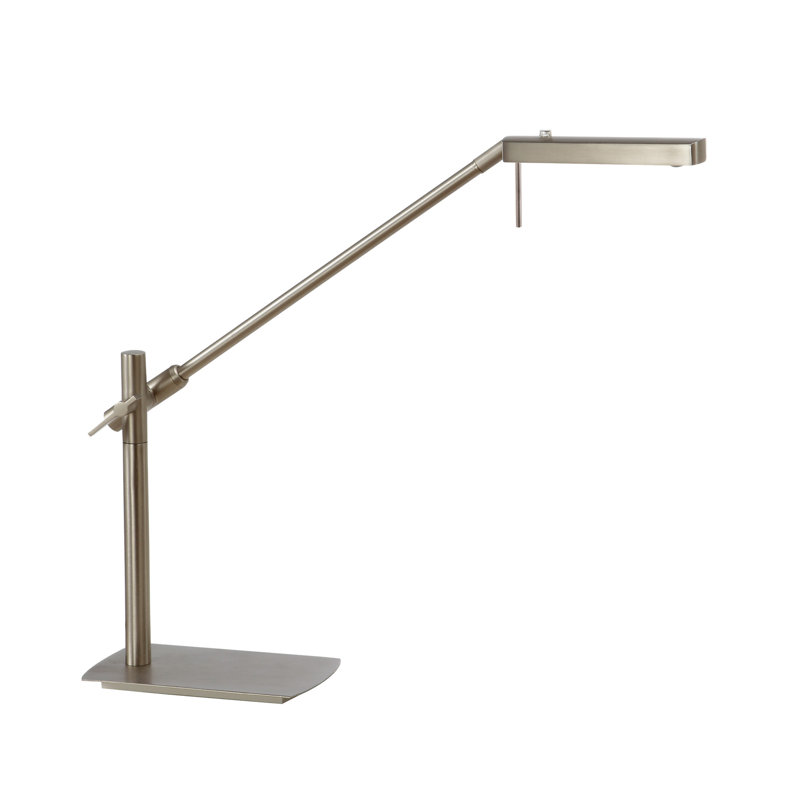Rye Adjustable Metal Desk Lamp, Grey