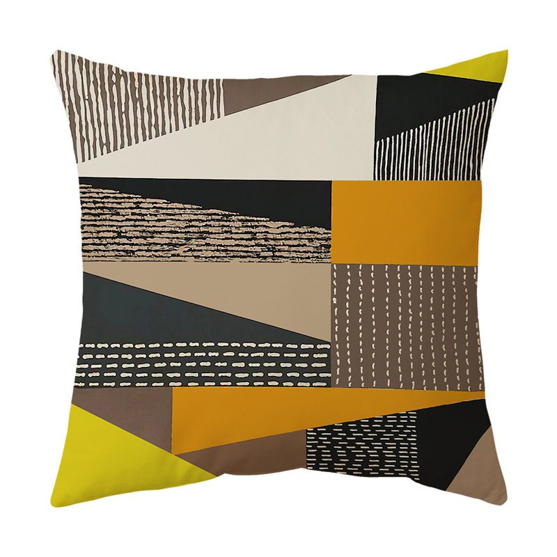 Karolinka Abstract Square Cushion Cover