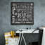 «Christmas Chalk 1 French» par Erin Clark, art mural sur toile-923689138