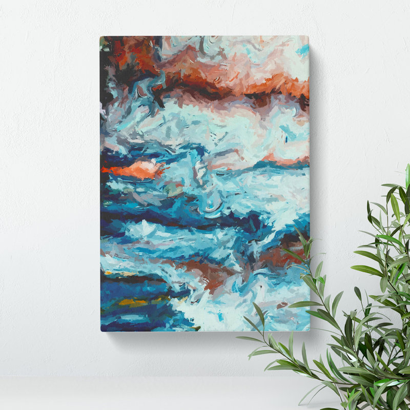 XC1022-1847X Dominant One Abstract - Wrapped Canvas Print, 60cm H x 40cm W x 3cm D