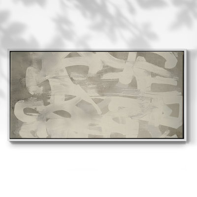 Série abstraite-DCCXVII- Toile tendue avec châssis tendue, prête à être accrochée