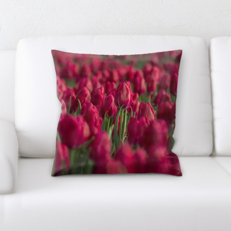 Coussin décoratif fleur Yareli