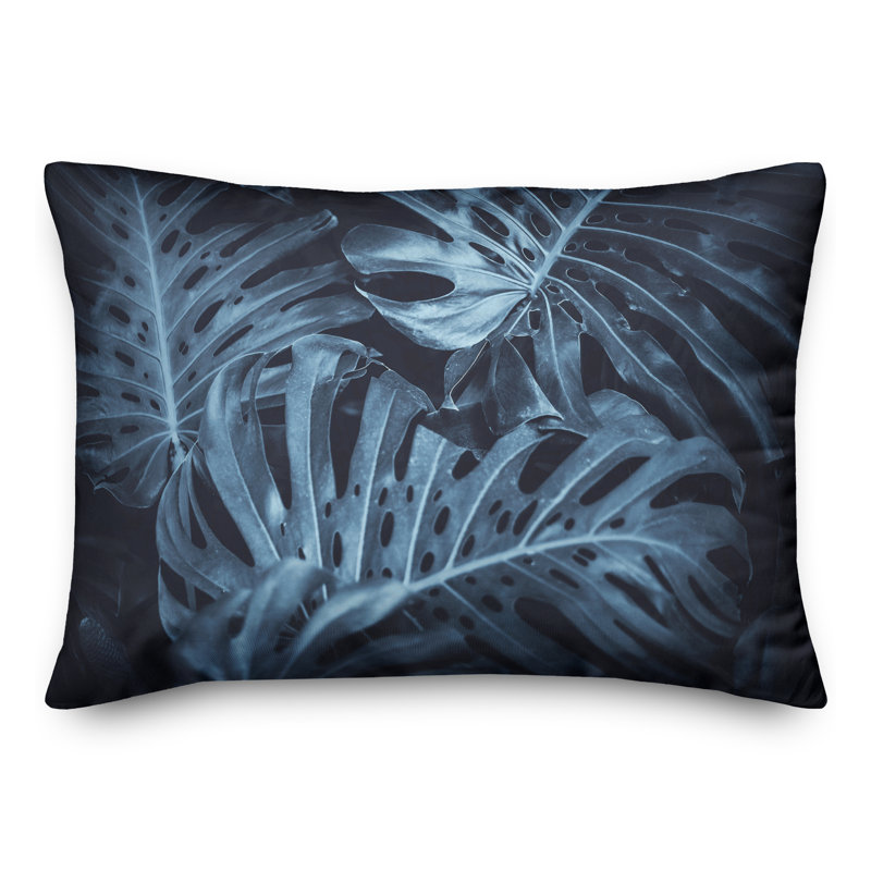  Housse et insert de coussin rectangulaire Moody Palms