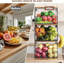 Panier de fruits empilable en métal avec couvercle en bois, paquet de 3, organisateur mural suspendu pour comptoir de cuisine, rangement pour garde-manger pour oignons, pommes de terre, garli, fruits, épices, noir