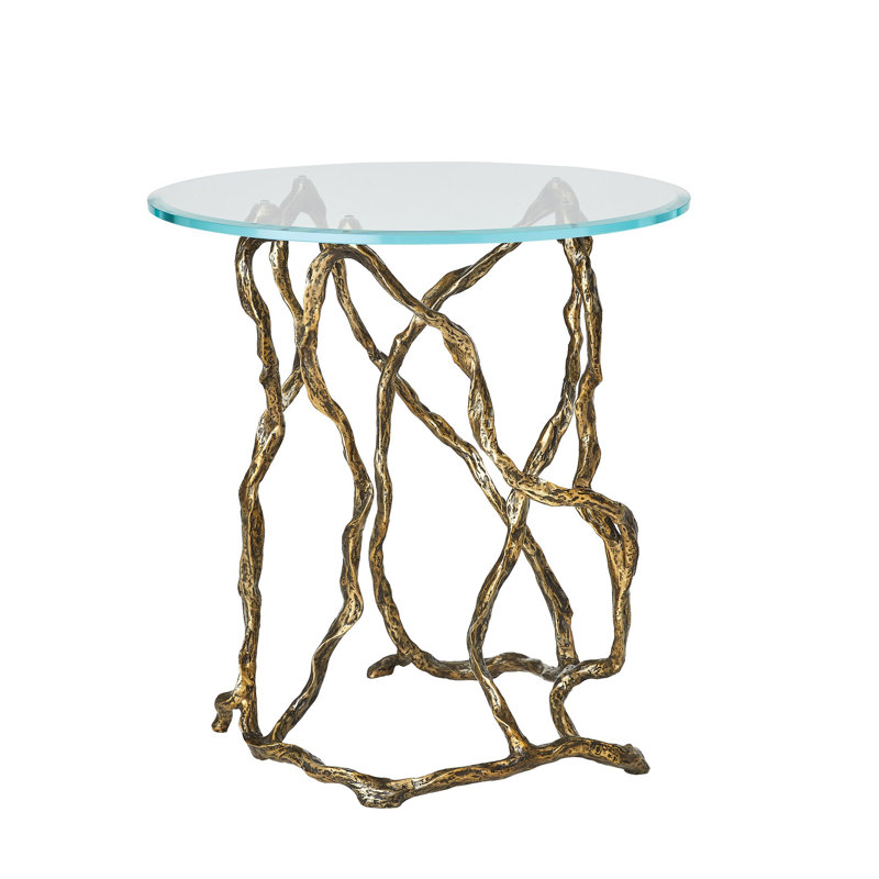 Glass End Table