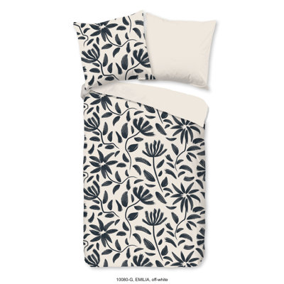 Cotton Abstract Duvet Cover with Pillowcases