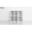 6 Door White Employee Locker with Key-1389715679