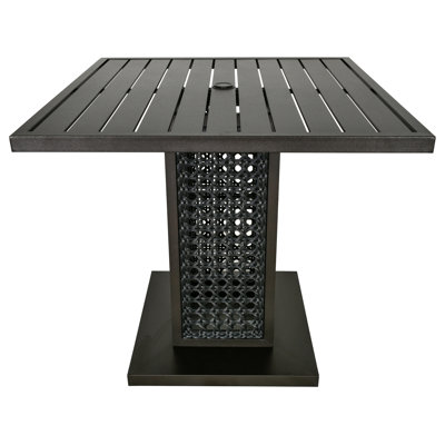 Aftinia Square Outdoor Dining Table Yes , 42.12 " W 42.12 " D