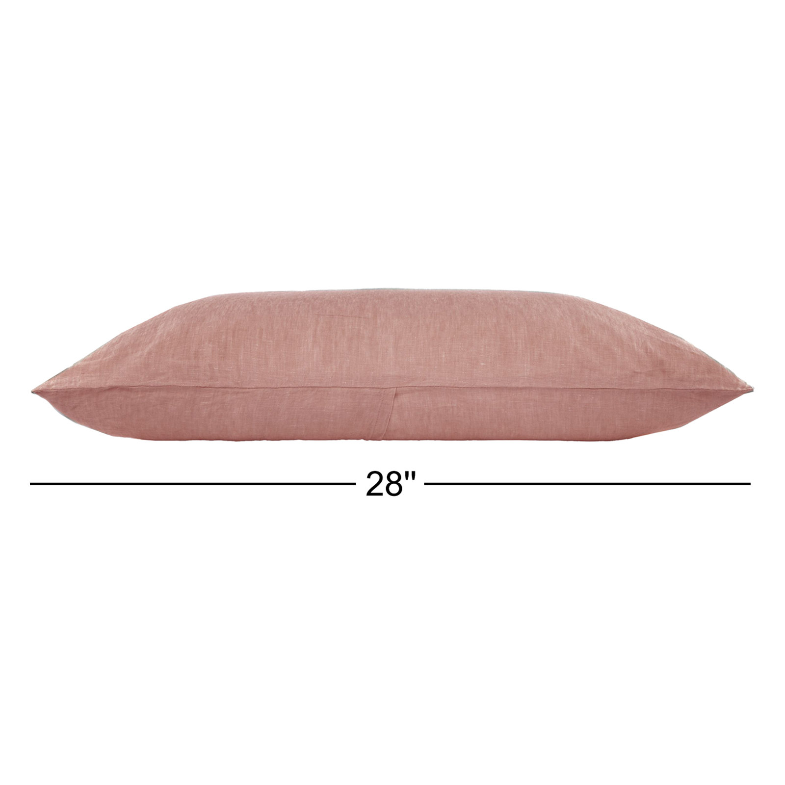 Linen Pillowcase, Clay, Standard Pillowcase