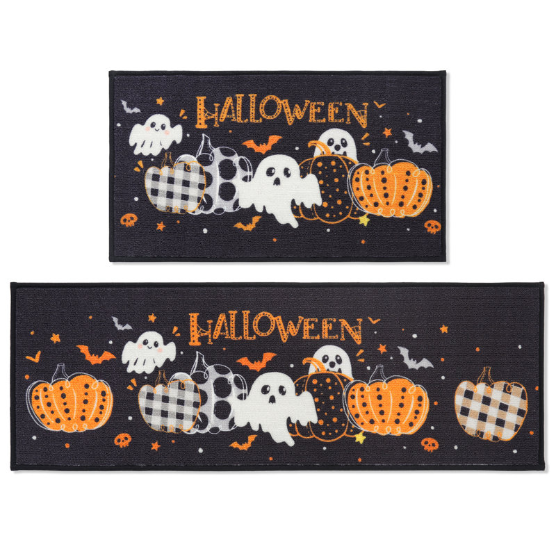 Tapis et tapis de cuisine d'Halloween