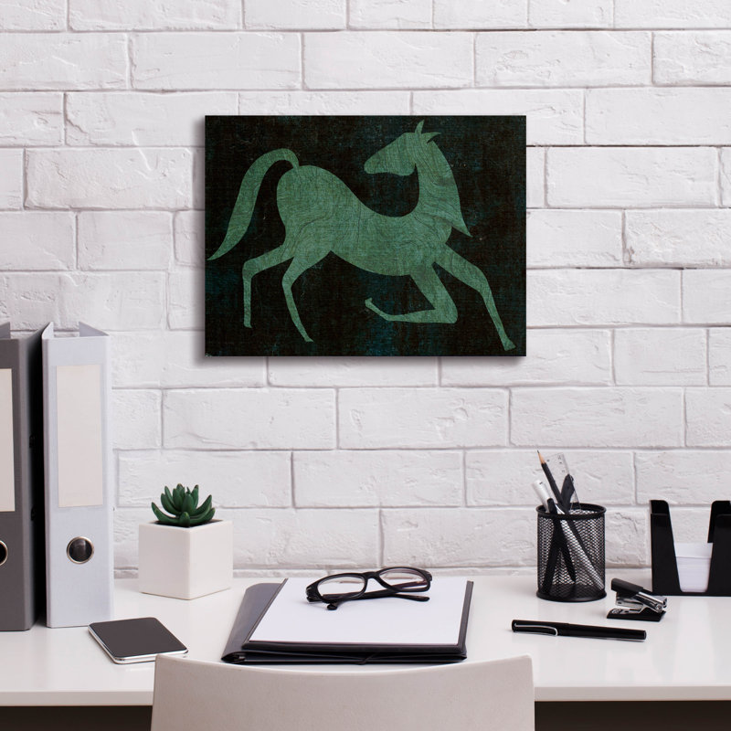  «Horse Simple Silhouette 1» par Regina Moore, art mural sur toile, 16 po x 12 po, H 12 po x l 16 po