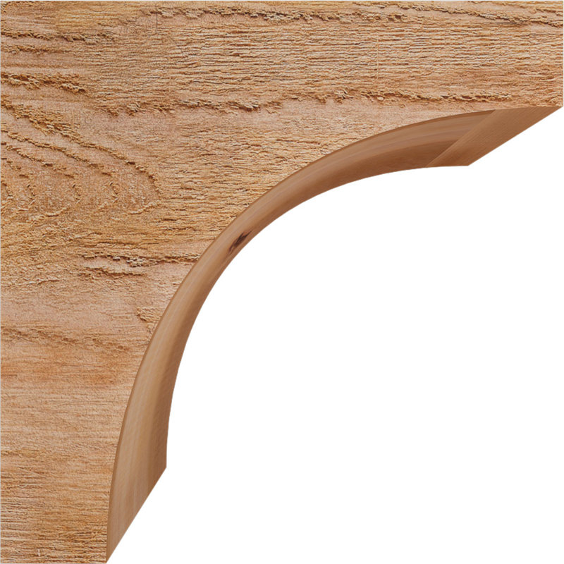Huntington Corbel, H 12 po x l 6 po x P 12 po, Sciage brut, Cèdre rouge