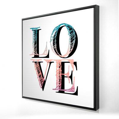 «Colorful Love» sur toile