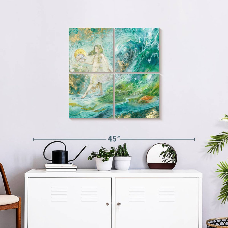 Kelan Wave Walker, 45" H x 45" W