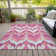 Neysa Washable Ikat Indoor / Outdoor Rug