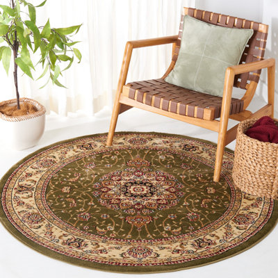 Malayah Klose Oriental Sage/Ivory Area Rug