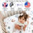 Ocean Seashells 2 Pack Fitted Crib Sheet