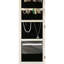 Armoire à bijoux pleine grandeur à miroir pivotant à 360 ° avec éclairage à DEL, armoire de vestibule-1264110923