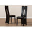 Chaise en bois massif Lytton