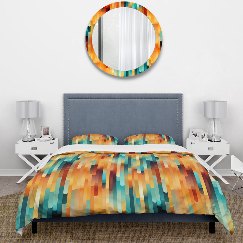 Ensemble de housse de couette Popart, Housse de couette simple + 1 taie décorative stan