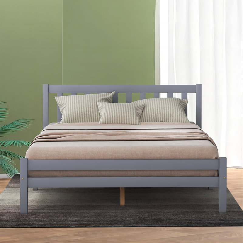 Gloria Bed, Double (4'6), Grey