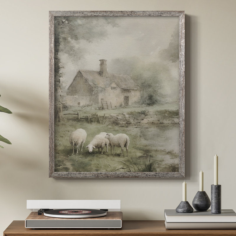 Reproduction encadrée vintage en bois massif Lxxxv, H 30 po x l 24 po