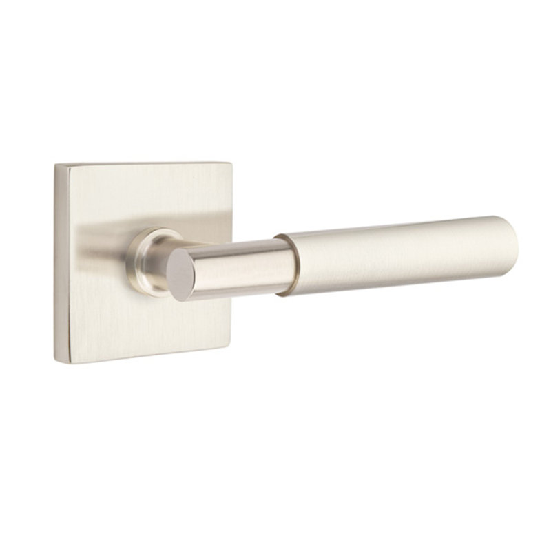 Levier de porte Myles, Droite, Nickel satiné
