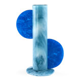 Mustique Marbleized Acrylic Table Vase