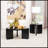 Black Round Solid Wood Coffee Table