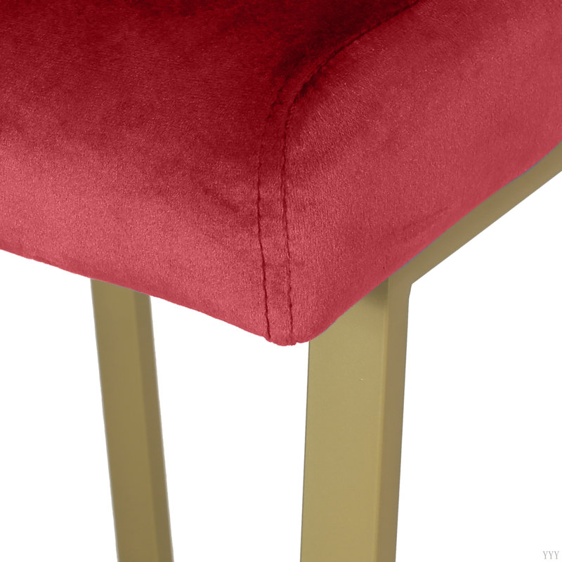 Tabouret de bar [ensemble de 2 pièces], Rouge vin