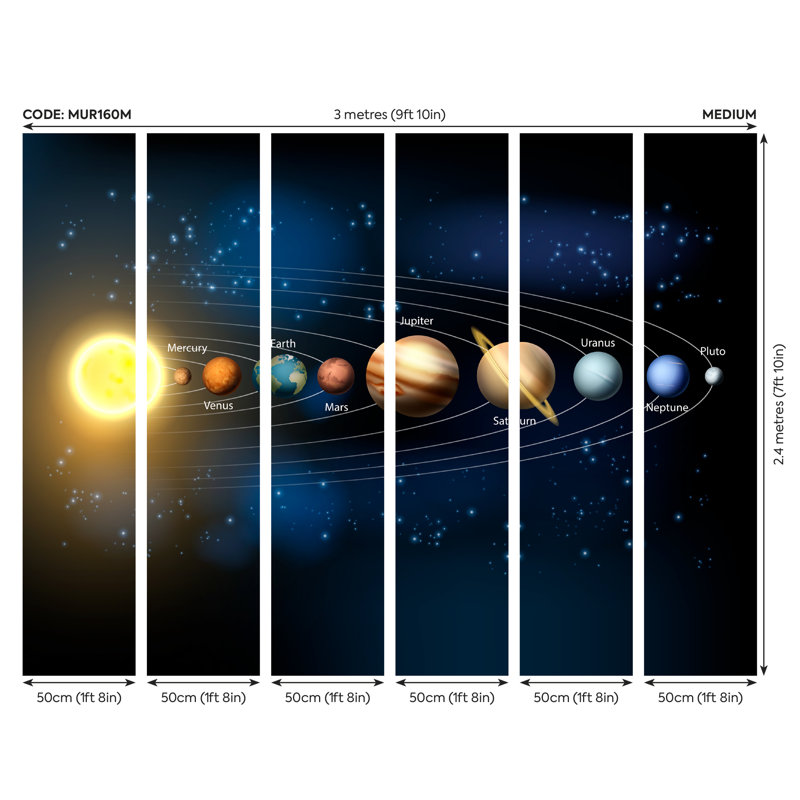 Elanya Matte Wall Mural, 240 cm L x 300 cm W