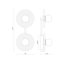 Éclairage pour meuble-lavabo à intensité variable 2 lumières Dahlia-88778517