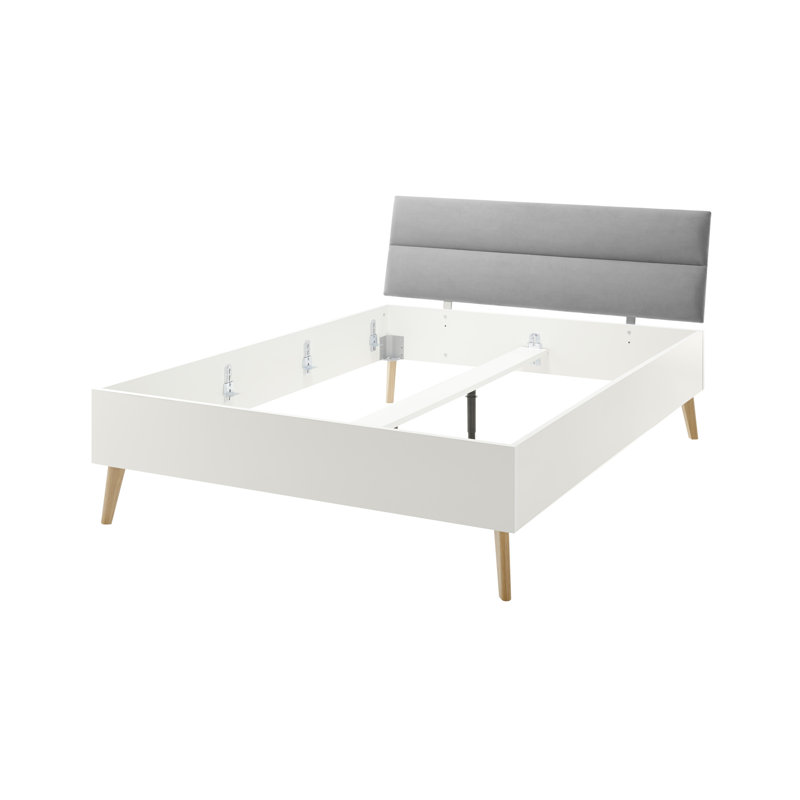 Zeigler Bed, White/Grey