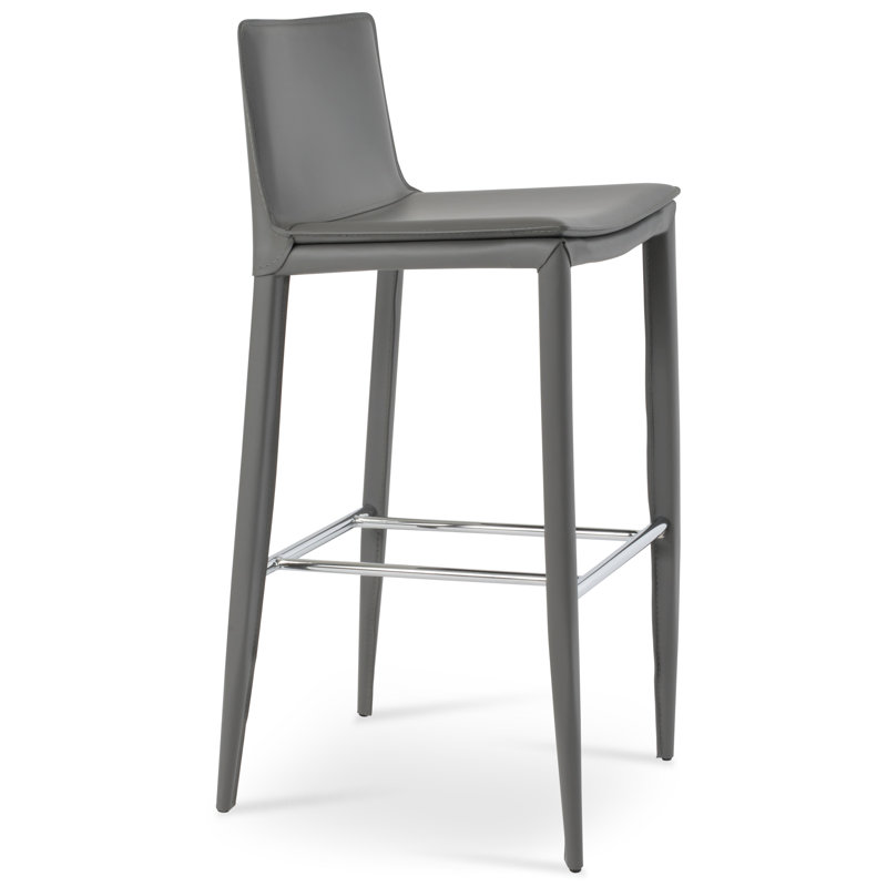 Tiffany Counter & Bar Stool, Counter Stool (25" Seat Height), Gray