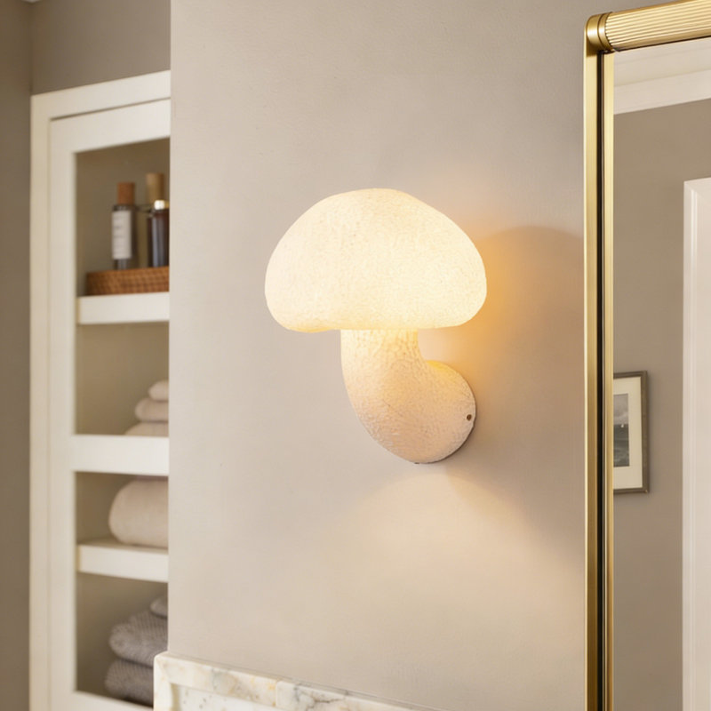 Applique murale champignon 1 lumière