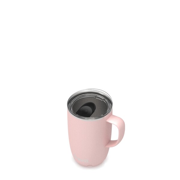 Iron Flask 16oz Grip Coffee Mug Leak Proof Vacuum Insulated Rose