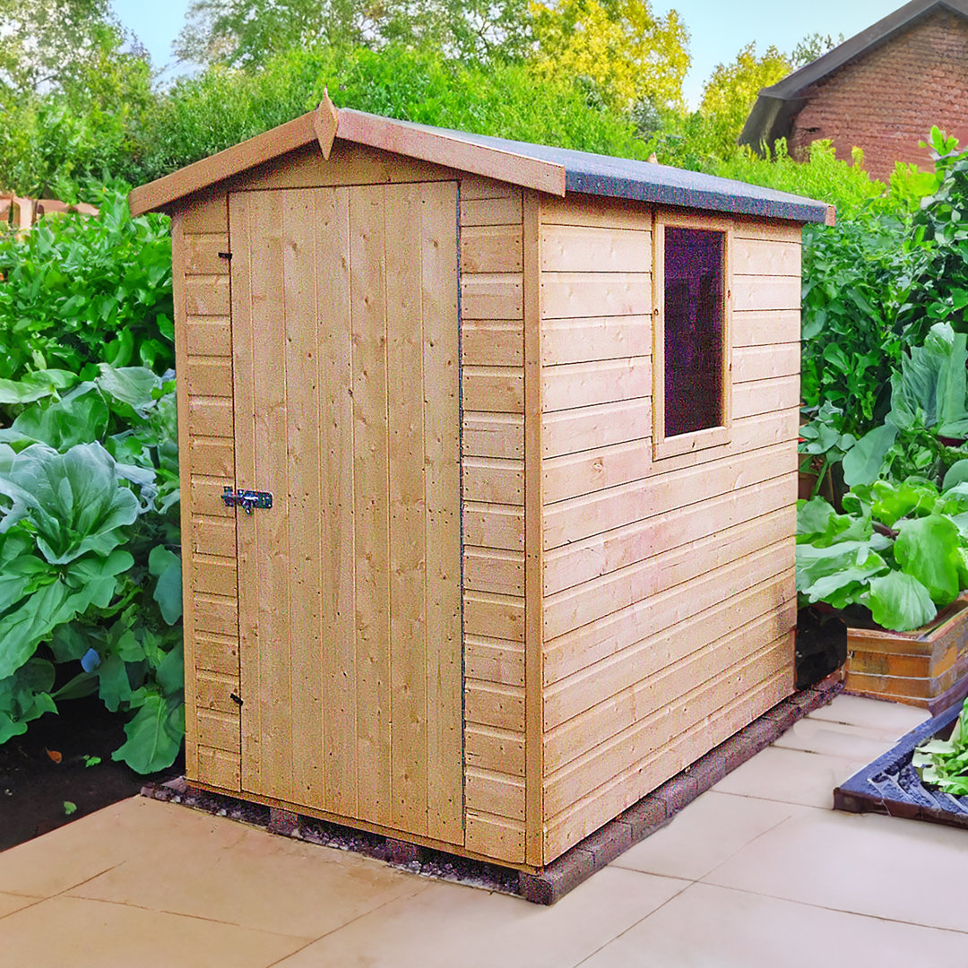 Lewis 4 Ft. W x 6 Ft. D Shiplap Apex Shed