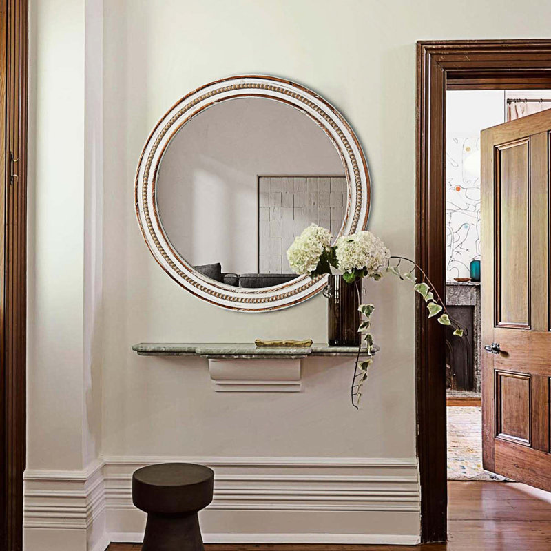 Miroir rond rond, miroir rond rustique