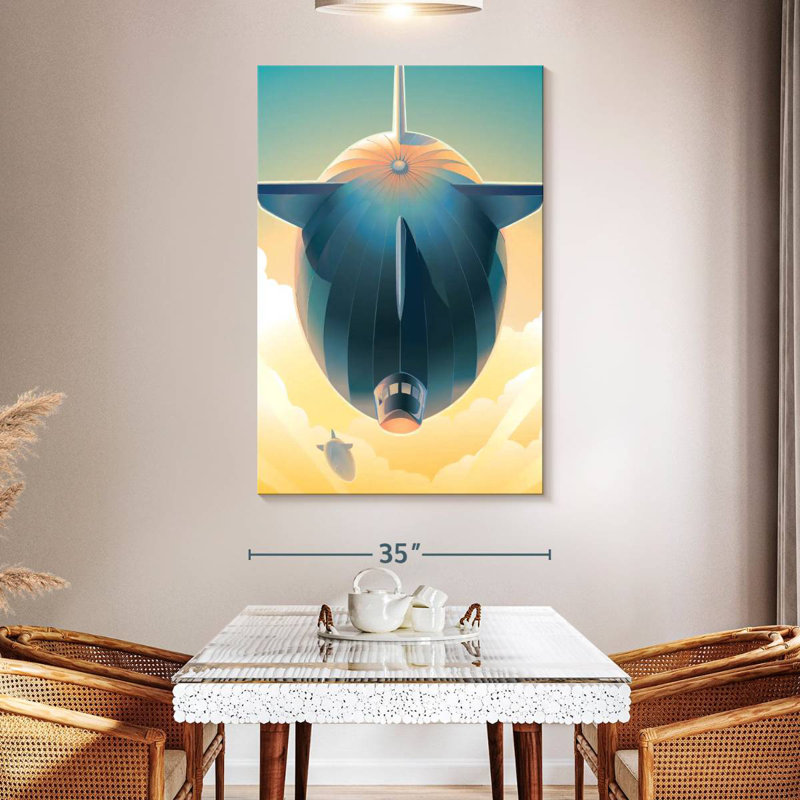 Mehar Blimps In The Sky, 51" H x 34" W