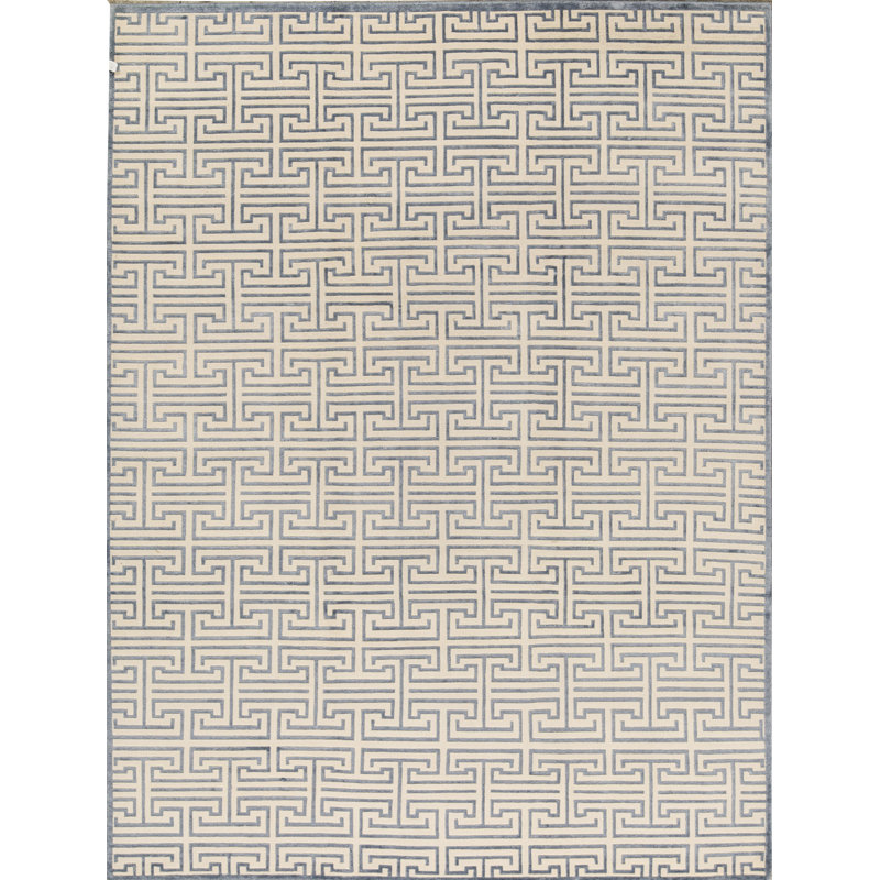 Windsom Hand-Knotted High-Quality Ivory Area Rug